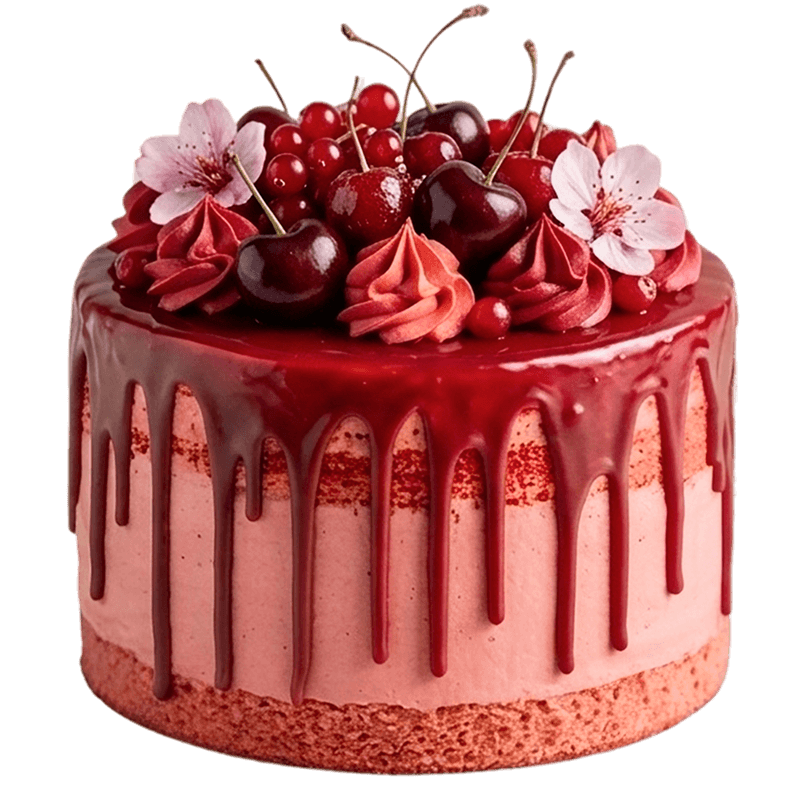 Premium Cherry Blossom Cake