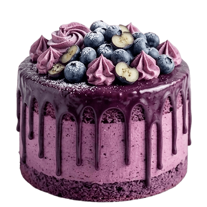 Premium Blueberry Delight Cake